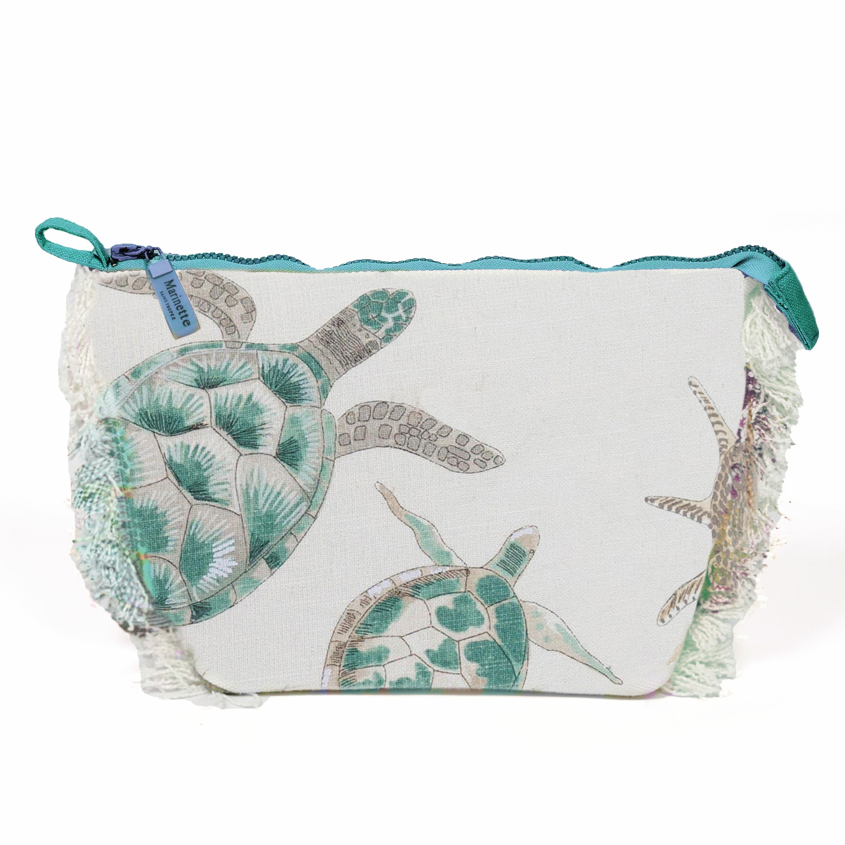 Borsa Mare o Trousse in Puro Cotone Fantasia Stampata - Esquinade