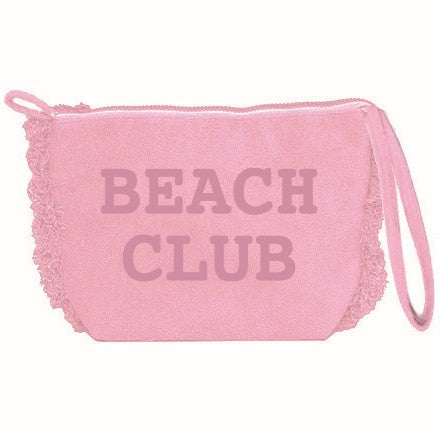 Borsa Mare o Trousse in Spugna di Cotone Tinta Unita - Beach Club