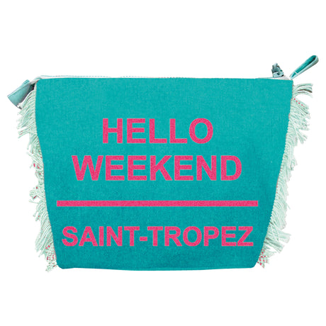 Borsa Mare o Trusse in Puro Cotone Tinta Unita - Hello Weekend