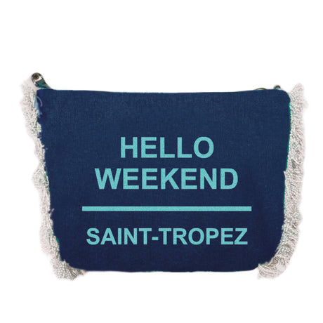 Borsa Mare o Trusse in Puro Cotone Tinta Unita - Hello Weekend