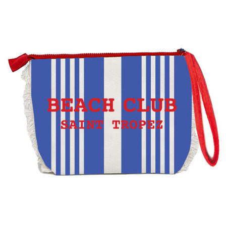 Borsa Mare o Trousse in Spugna di Cotone Rigato - Beach Club