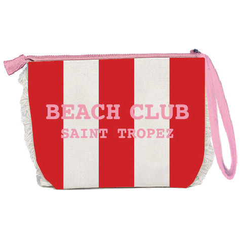 Borsa Mare o Trousse in Spugna di Cotone Rigato - Beach Club