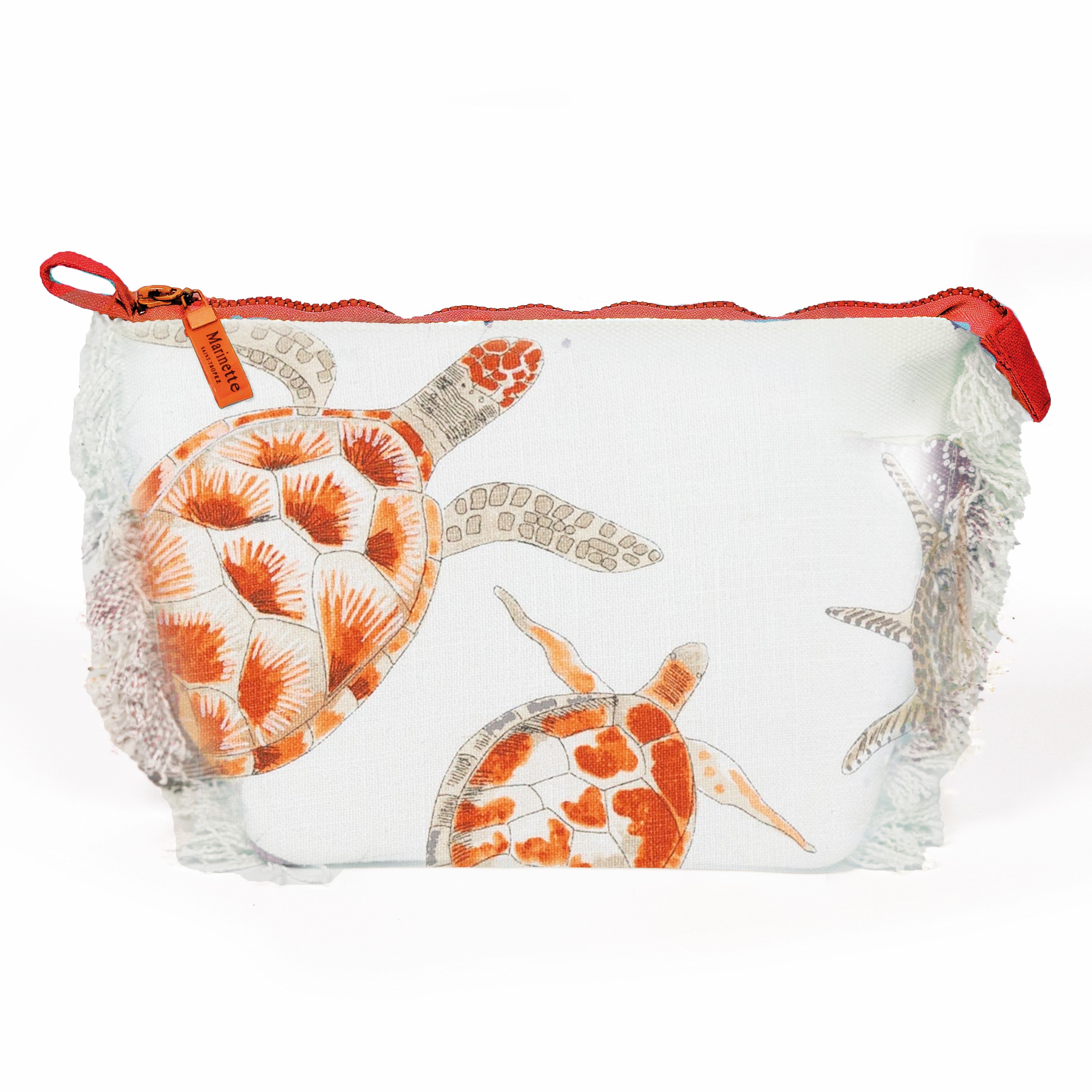 Borsa Mare o Trousse in Puro Cotone Fantasia Stampata - Esquinade