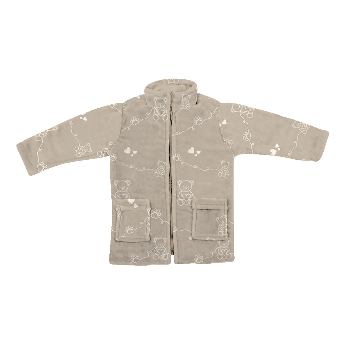 Vestaglia per Bambino in Micropile Stampata - Dreaming Bear