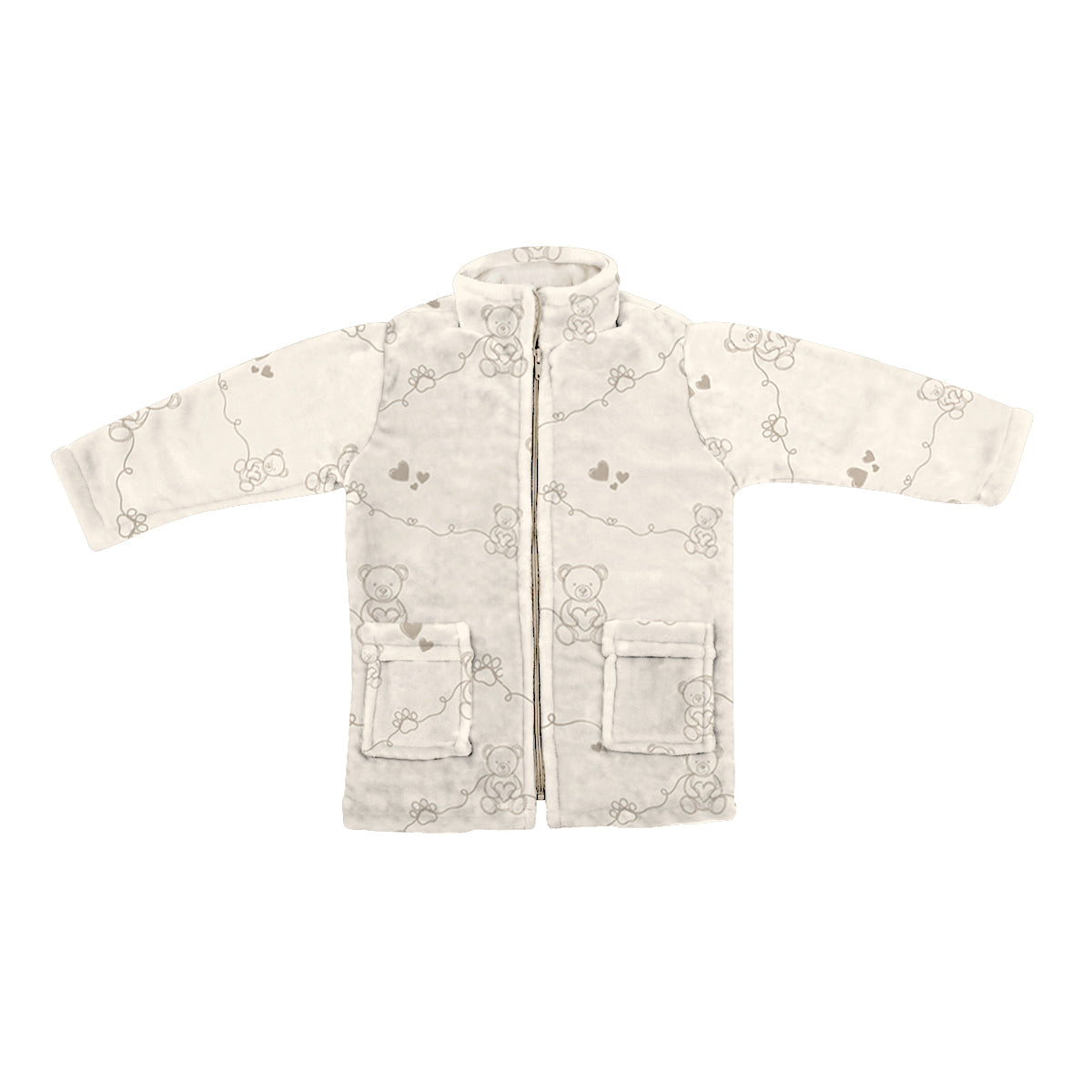 Vestaglia per Bambino in Micropile Stampata - Dreaming Bear