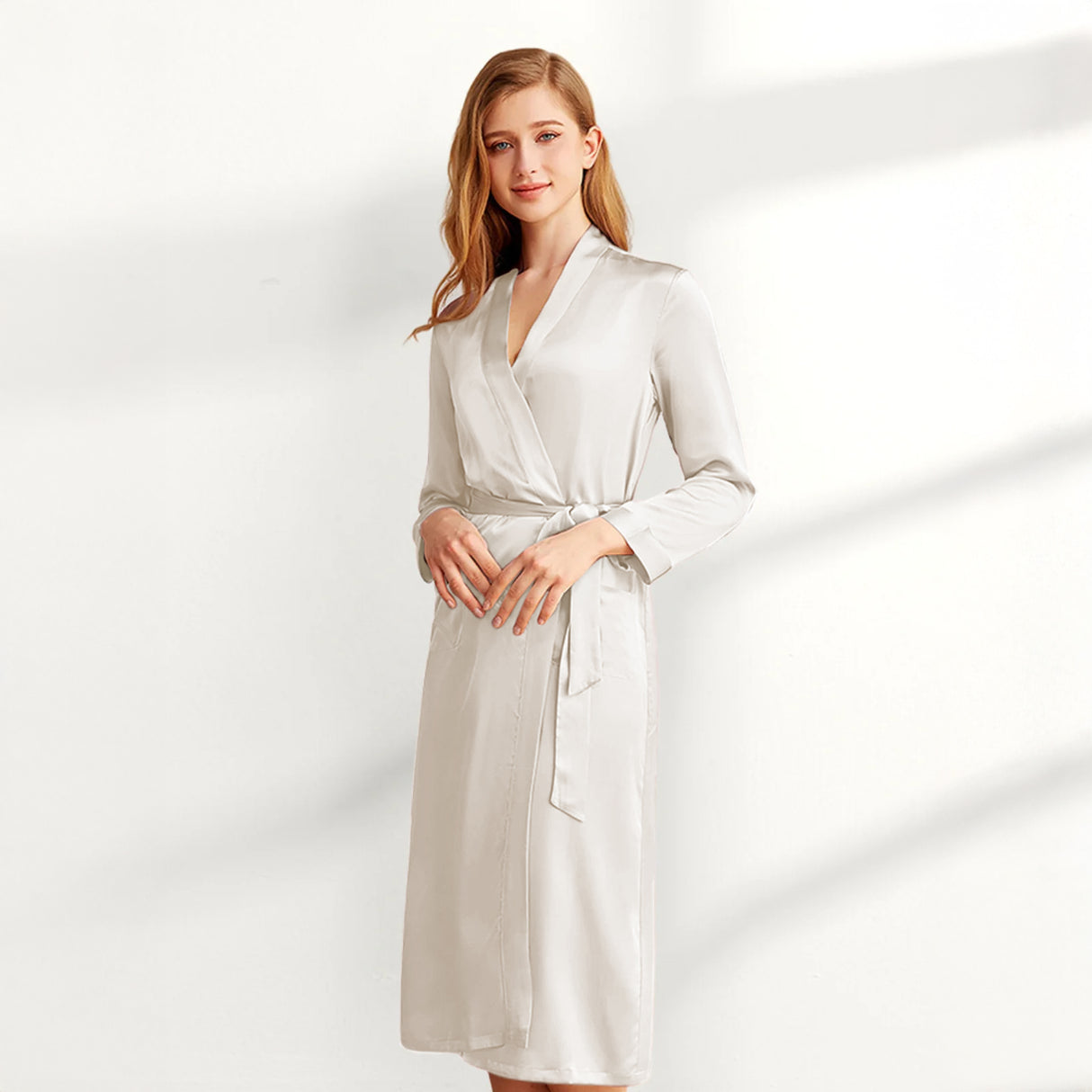 Vestaglia Lunga in Seta - Polo