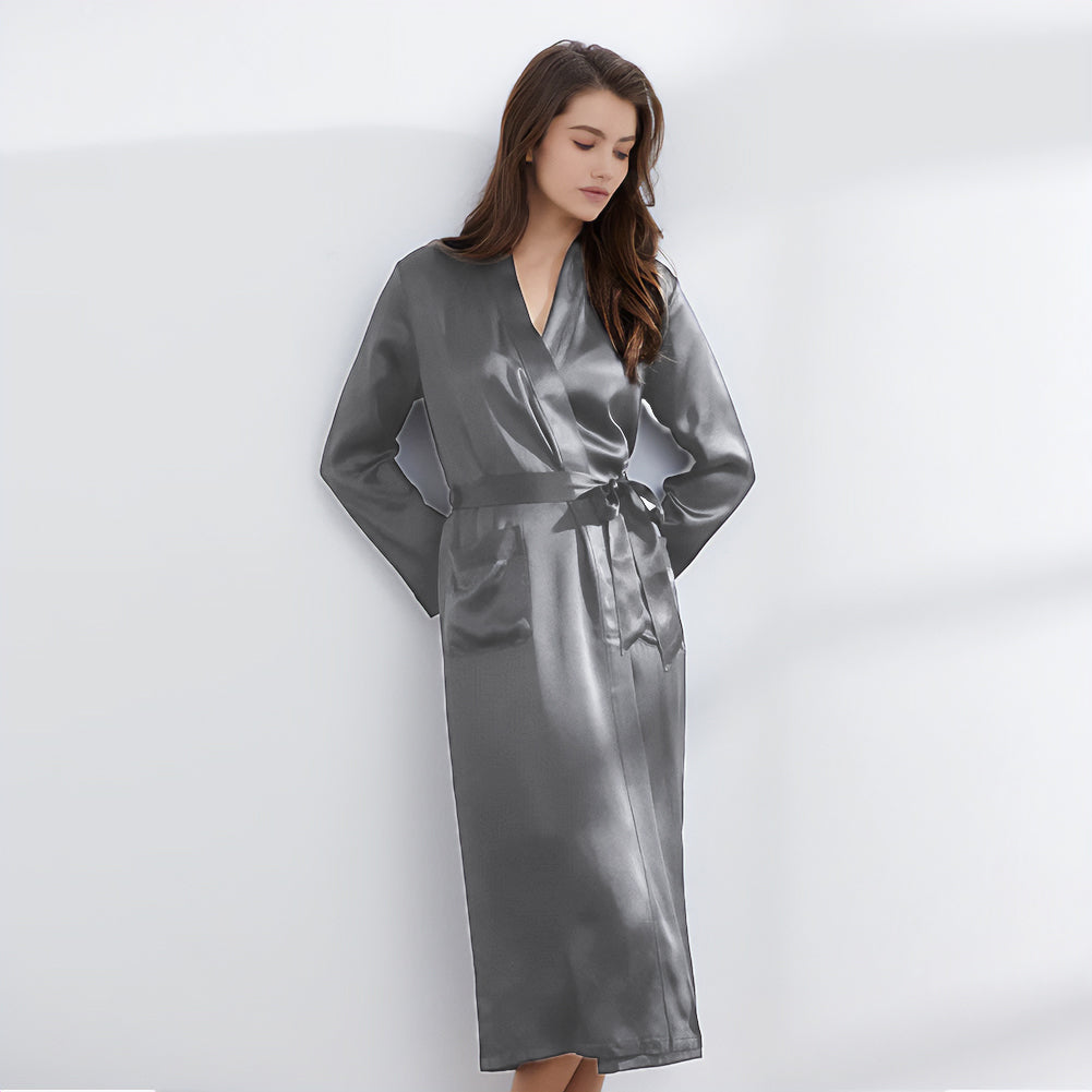 Vestaglia Lunga in Seta - Polo