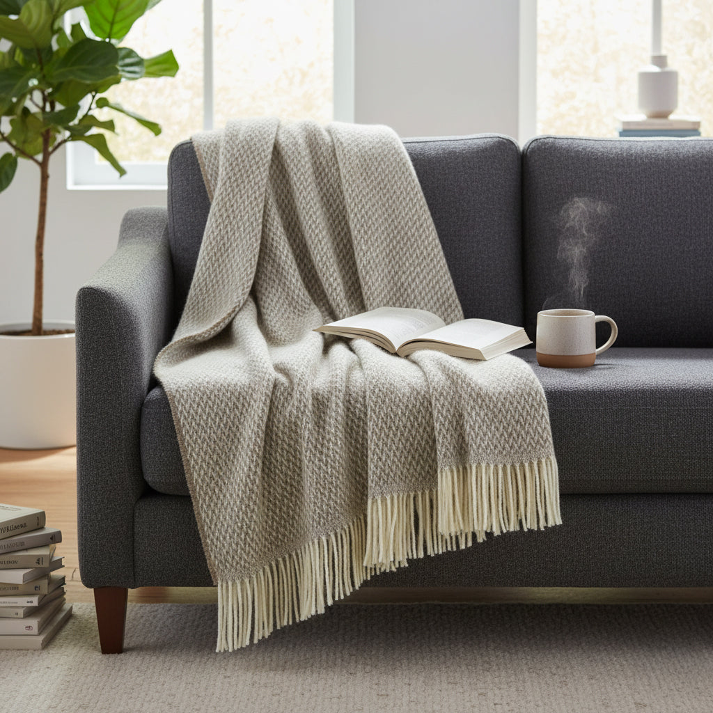 Plaid in Lana Vergine - Woolish