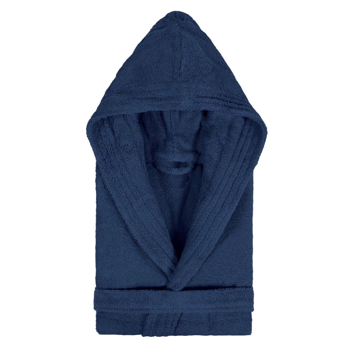 Accappatoio con Cappuccio da Bambino in Spugna di Cotone - Pure Accappatoio Lasa Home 2/3 Anni Blu