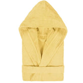 Accappatoio con Cappuccio da Bambino in Spugna di Cotone - Pure Accappatoio Lasa Home 2/3 Anni Giallo Paglierino