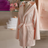 Accappatoio in Spugna di Cotone con Cappuccio Benessere Blumarine