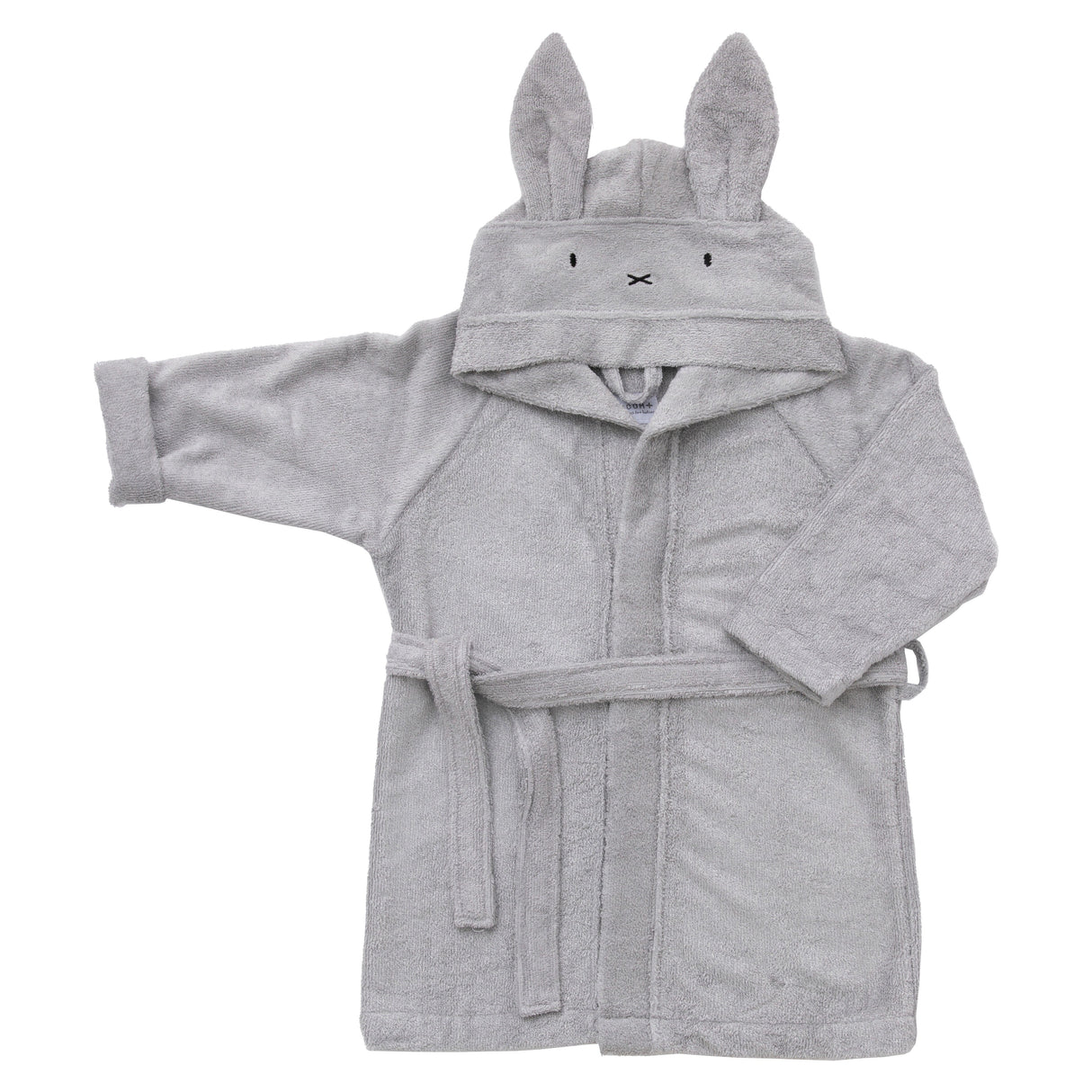 Accappatoio da Bagno Bambino in Spugna di Bambù Organico - Terry Accappatoio Bimbo Bamboom 2/4 anni Grigio