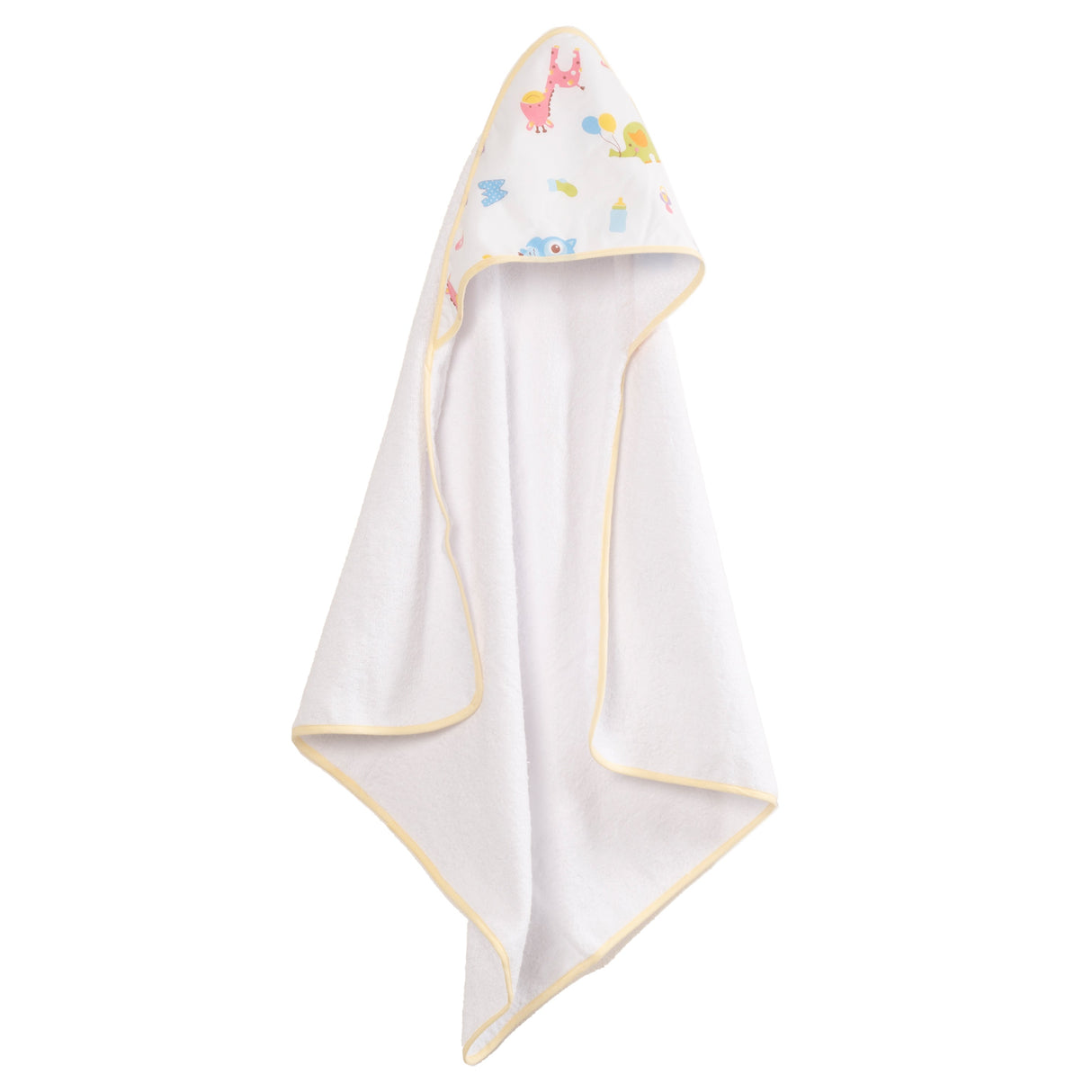 Accappatoio da Neonato in Spugna di Puro Cotone - Circus Accappatoio Bimbo Lisola Baby Giallo