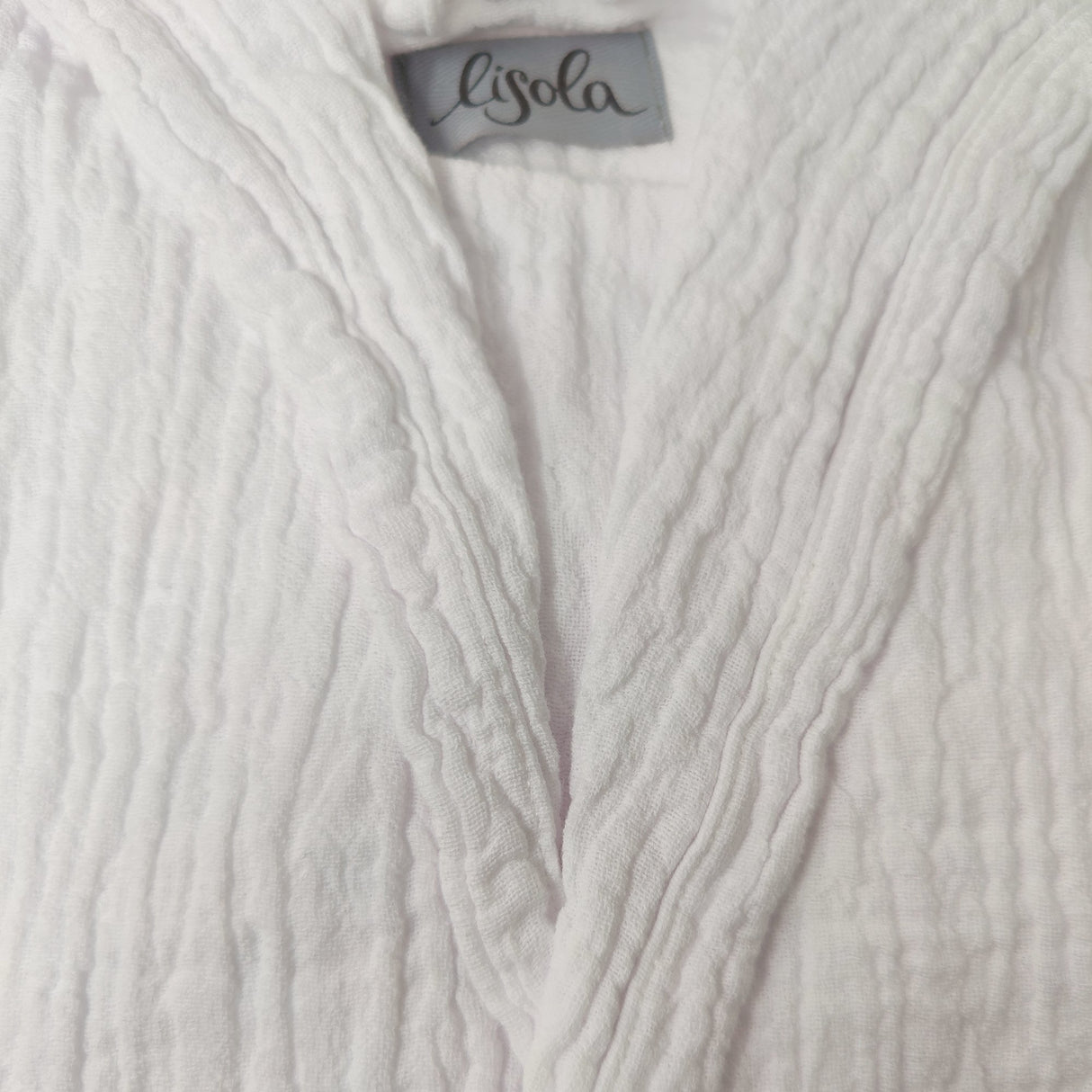 Accappatoio in Cotone Stonewashed con Cappuccio - Punto Accappatoio Lisola