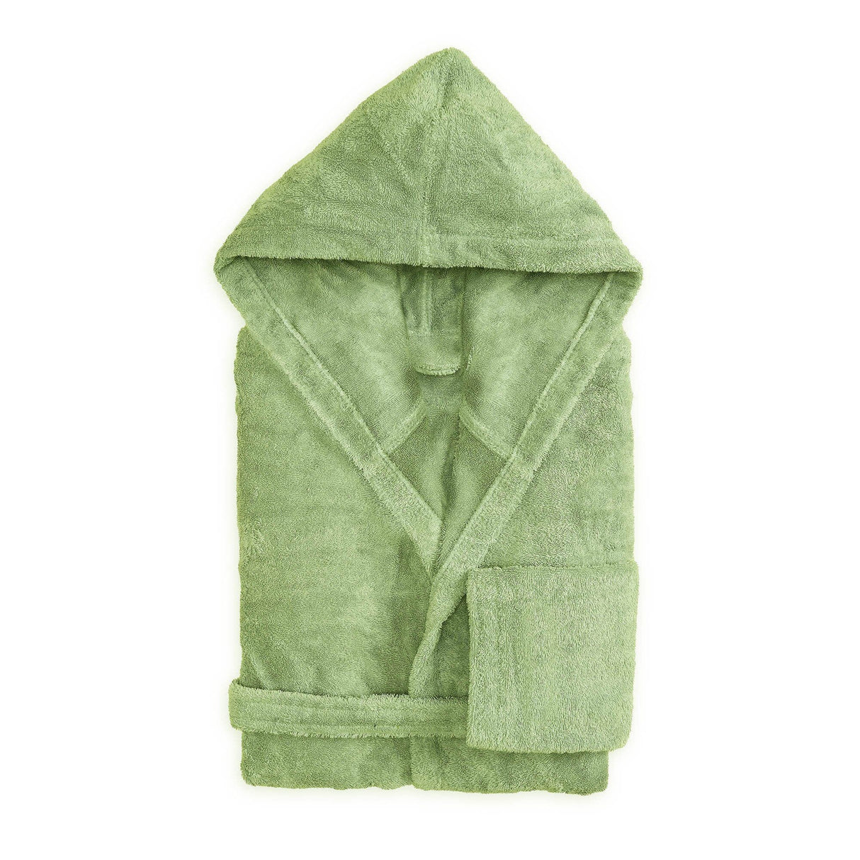 Accappatoio in Spugna con Cappuccio - Perla Accappatoio Lisola Small Verde (Foresta)