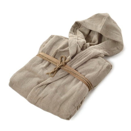 Accappatoio in Spugna di Cotone con Cappuccio - Coccola Accappatoio Fazzini SMALL Corda