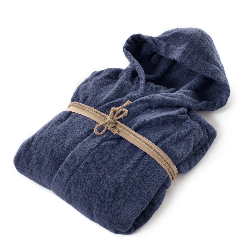 Accappatoio in Spugna di Cotone con Cappuccio - Coccola Accappatoio Fazzini SMALL Quetzal