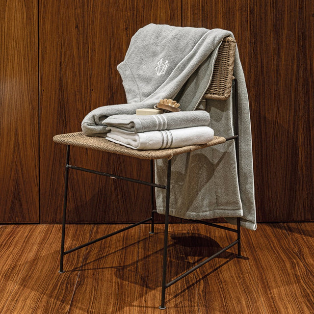 Accappatoio in Spugna di Cotone con Cappuccio e Doppio Cordonetto - Isola Accappatoio Fazzini Atelier