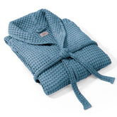 Accappatoio Nido d'Ape in puro Cotone - Jaspy Accappatoio Lisola Small Azzurro (Regolo)