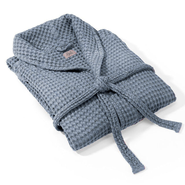 Accappatoio Nido d'Ape in puro Cotone - Jaspy Accappatoio Lisola Small Azzurro (Regolo)