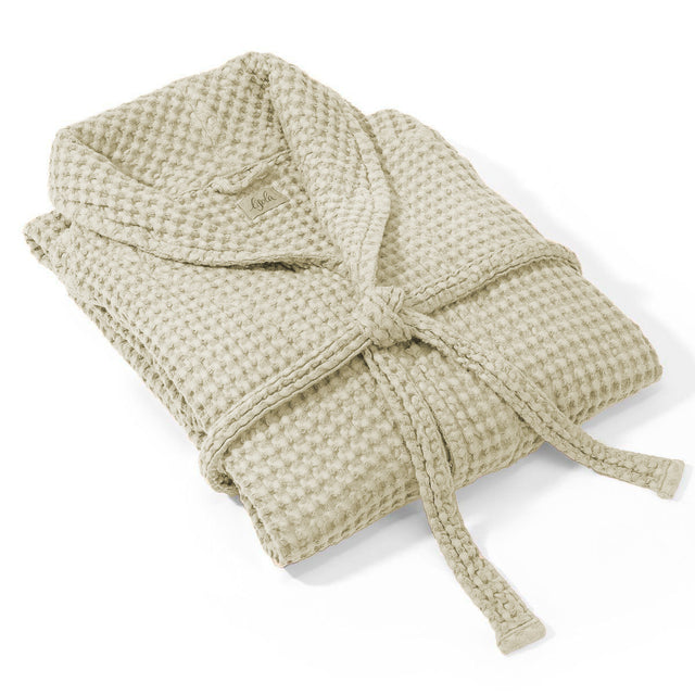 Accappatoio Nido d'Ape in puro Cotone - Jaspy Accappatoio Lisola Small Beige (Corda)