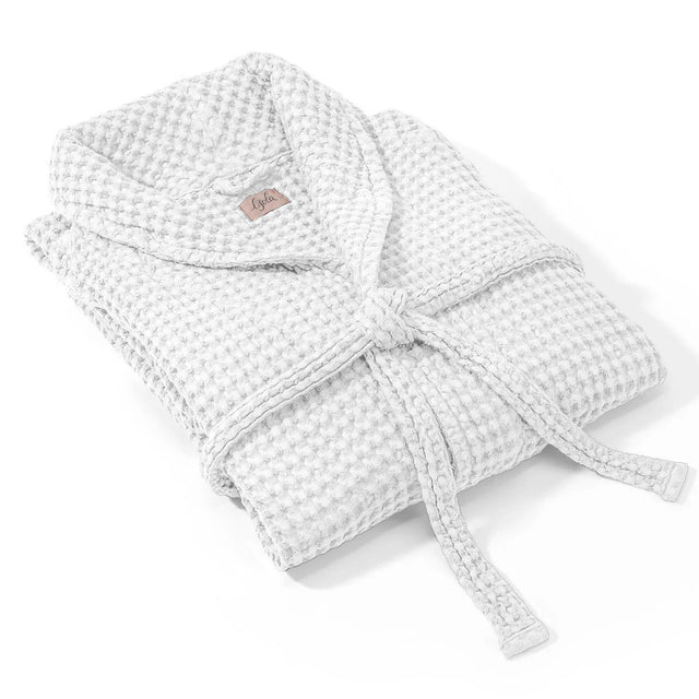 Accappatoio Nido d'Ape in puro Cotone - Jaspy Accappatoio Lisola Small Bianco