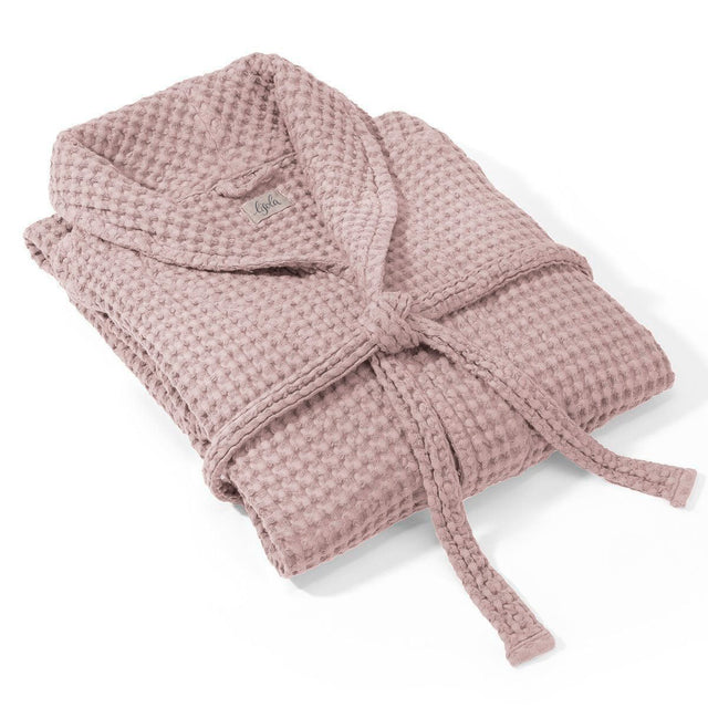 Accappatoio Nido d'Ape in puro Cotone - Jaspy Accappatoio Lisola Small Rosa (Incenso)