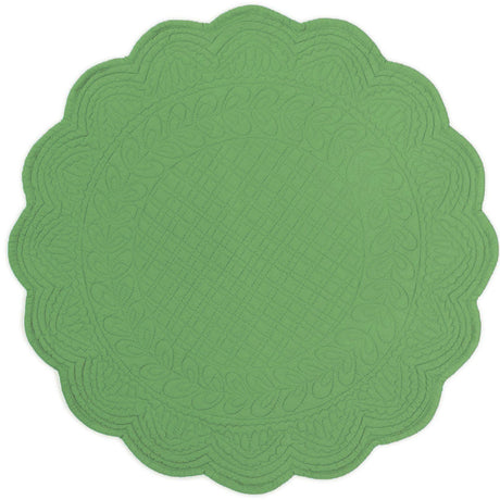 Americano Boutis Rotondo in Puro Cotone - Cesar Americano Marinette Saint-Tropez Verde