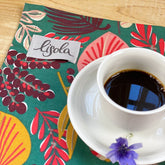 Americano in Puro Cotone Resinato Stampa Floreale - Lavana Americano Lisola