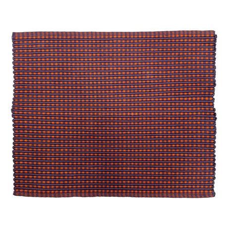 Americano in Puro Cotone Intrecciato - Loft Americano Fazzini Ametista/Arancio