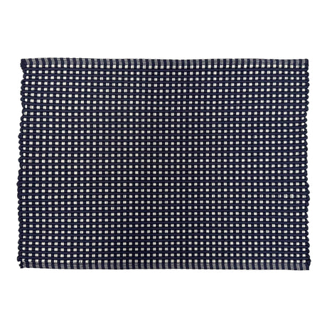 Americano in Puro Cotone Intrecciato - Loft Americano Fazzini Blu/Bianco