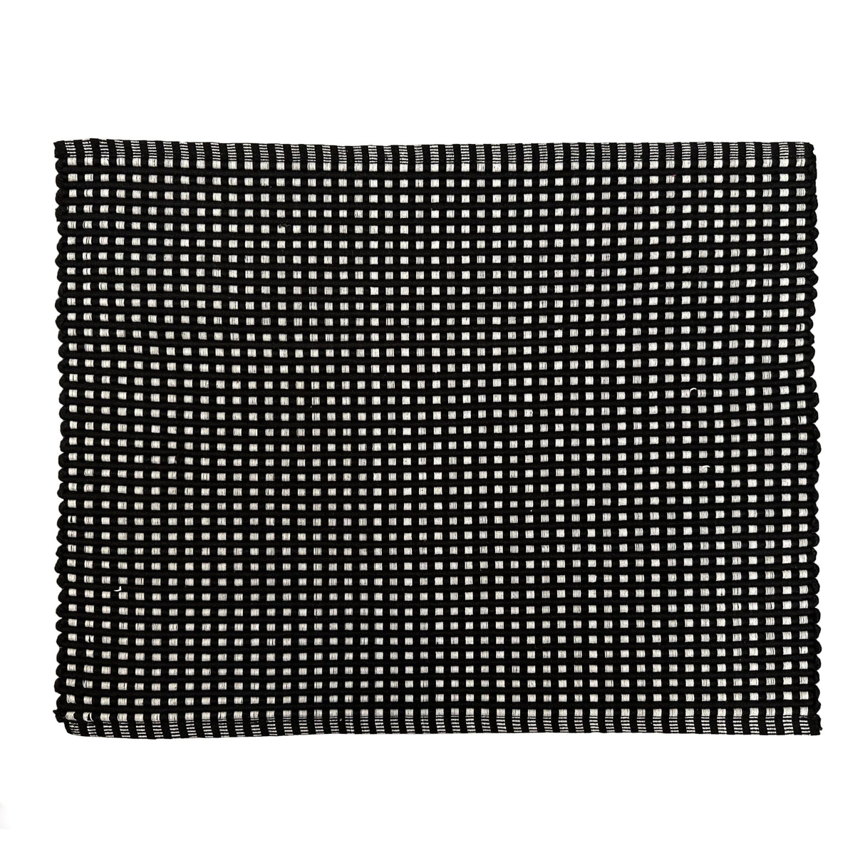 Americano in Puro Cotone Intrecciato - Loft Americano Fazzini Nero/Bianco