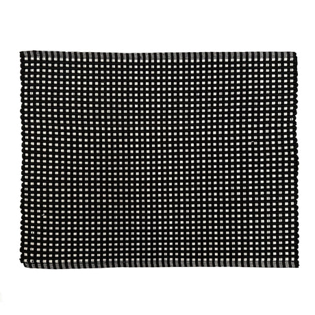 Americano in Puro Cotone Intrecciato - Loft Americano Fazzini Nero/Bianco