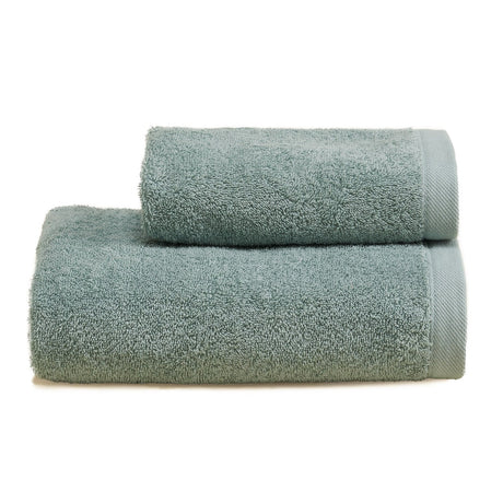 Asciugamani in Spugna di Cotone Tinta Unita - Perla Coppia di spugna Lisola Menta (Menta)