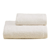 Asciugamani in Spugna di Cotone Tinta Unita - Perla Coppia di spugna Lisola Panna (Avorio) 