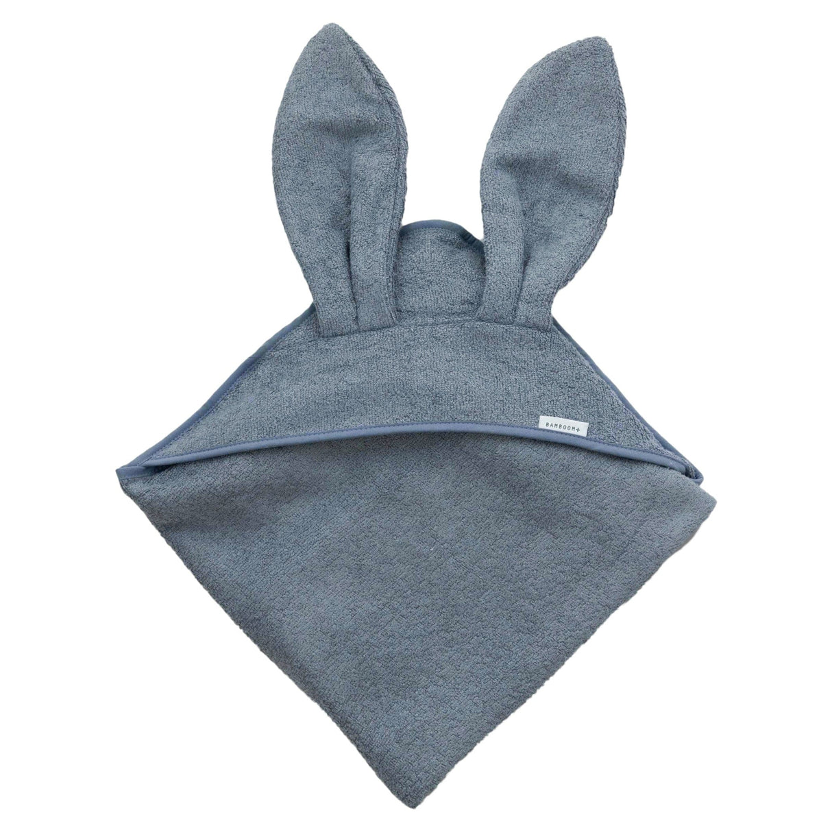 Asciugamano Neonato XL in Spugna di Bambù Organico - Terry Accappatoio Bimbo Bamboom Blu