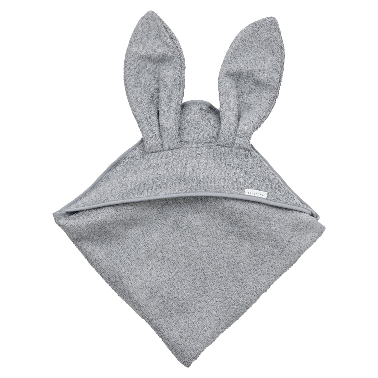 Asciugamano Neonato XL in Spugna di Bambù Organico - Terry Accappatoio Bimbo Bamboom Grigio