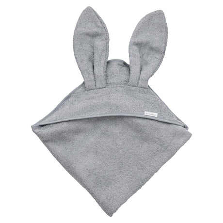 Asciugamano Neonato XL in Spugna di Bambù Organico - Terry Accappatoio Bimbo Bamboom Grigio