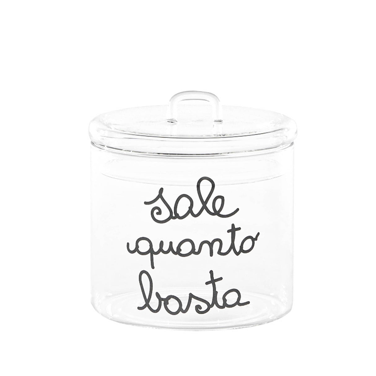 Barattolo in Vetro Borosilicato Serigrafato - Sale Quanto Basta Barattolo Simple Day