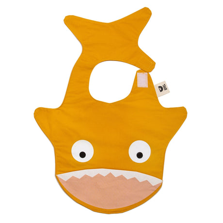 Bavaglino Impermeabile - Pesciolino Bavaglino Baby Bites Giallo Senape