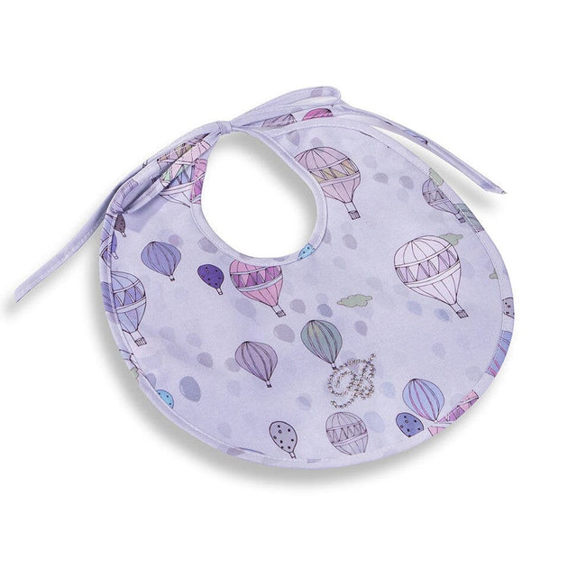 Bavaglino in Percalle di Cotone - Mongolfiera Set Bavaglini Blumarine Baby Jeans