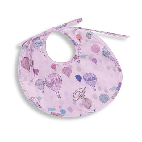 Bavaglino in Percalle di Cotone - Mongolfiera Set Bavaglini Blumarine Baby Rosa