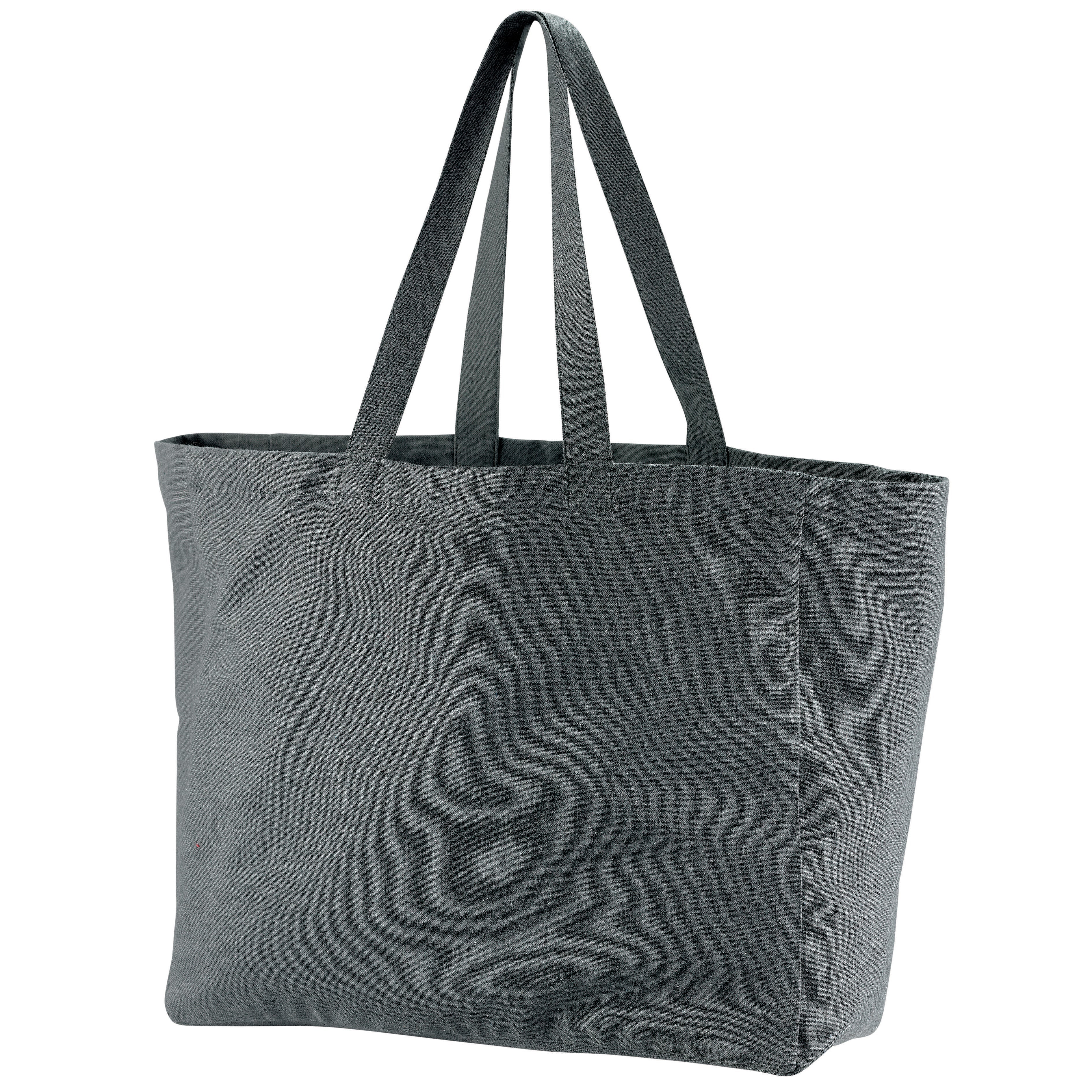 Borsa in Cotone Riciclato Tinta Unita - Eze Borsa multiuso Winkler Grigio