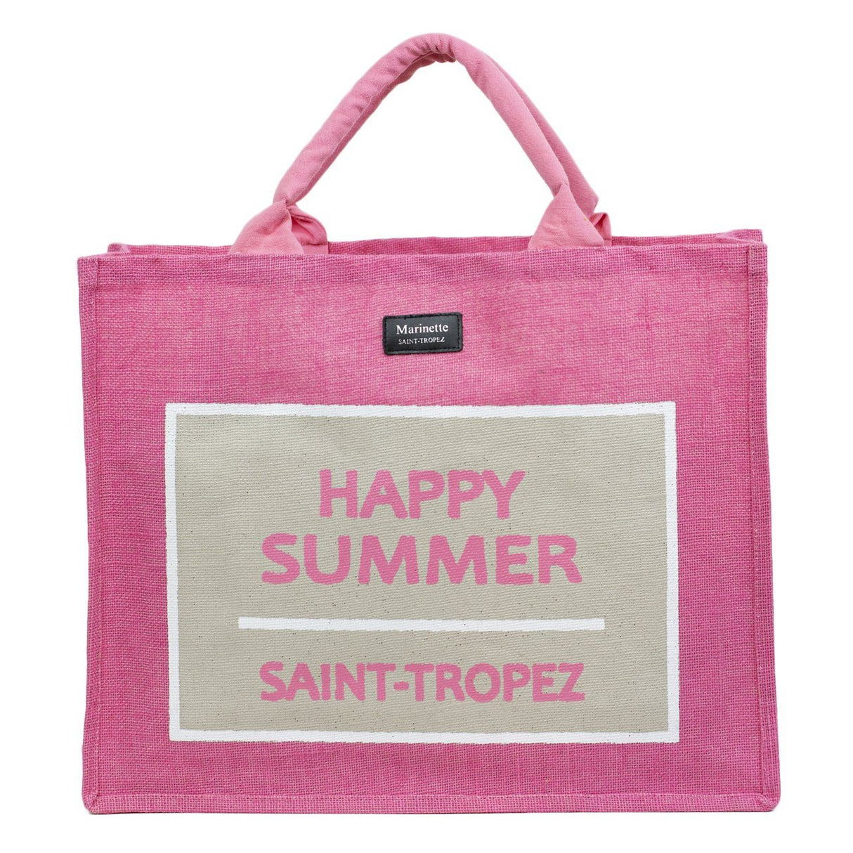 Borsa mare in Puro Cotone - Happy Borsa Mare Marinette Saint-Tropez Rosa