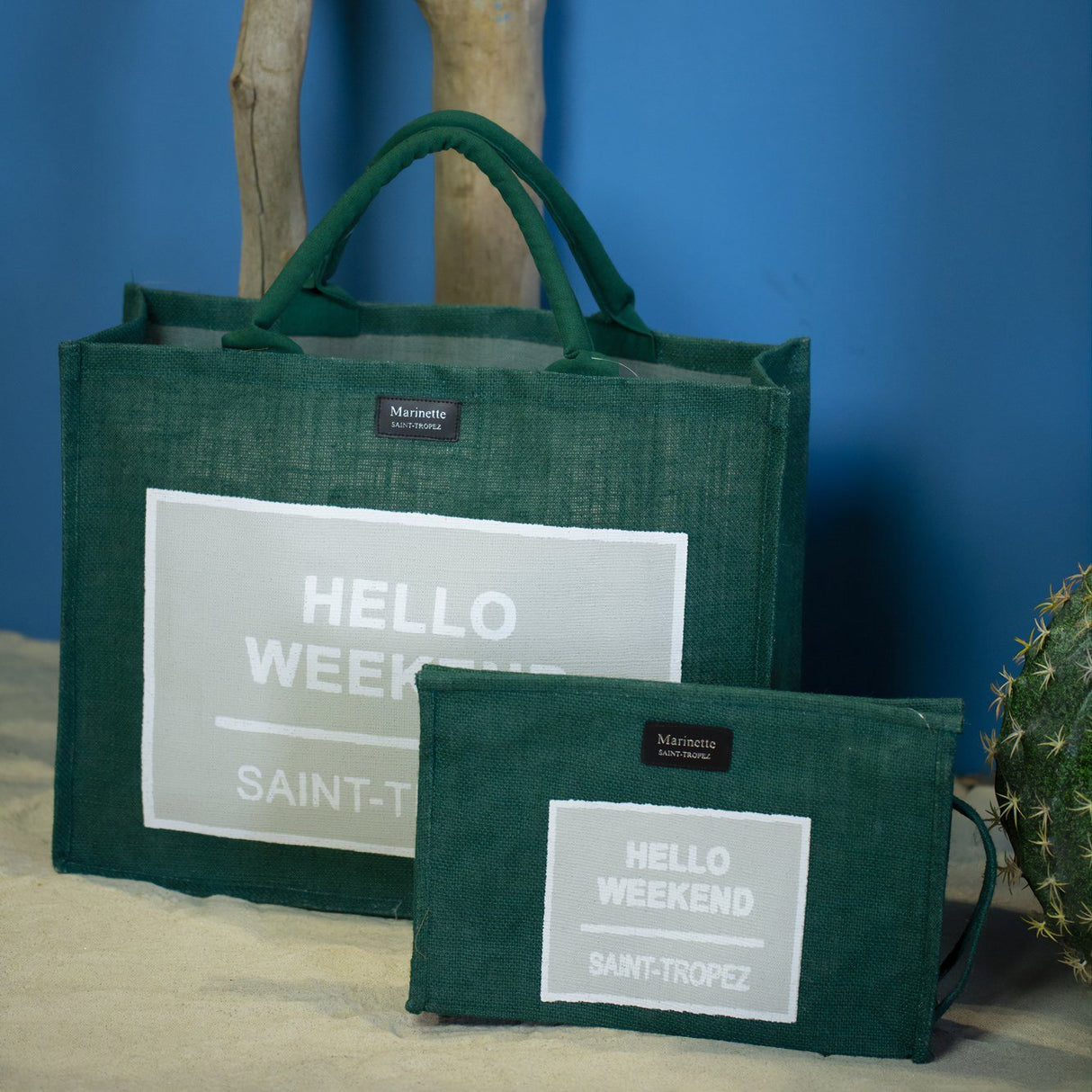 Borsa mare in Puro Cotone - Hello Borsa Mare Marinette Saint-Tropez