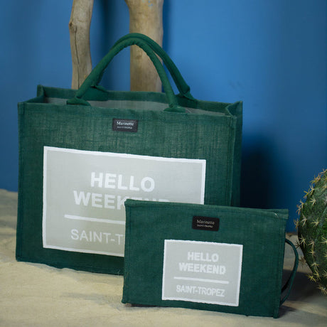 Borsa mare in Puro Cotone - Hello Borsa Mare Marinette Saint-Tropez
