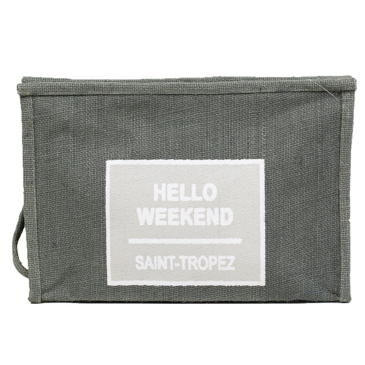 Borsa Mare e Trousse in Juta Tinta Unita - Hello Borsa Mare Marinette Saint-Tropez