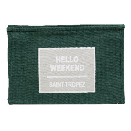 Borsa Mare e Trousse in Juta Tinta Unita - Hello Borsa Mare Marinette Saint-Tropez