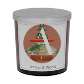 Candela Profumata Fragranza Ambra e Legno - Amber &amp; Wood 