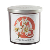 Candela Profumata Fragranza Arancio Bergamotto e Giglio - Orange Bergamot &amp; Lily 